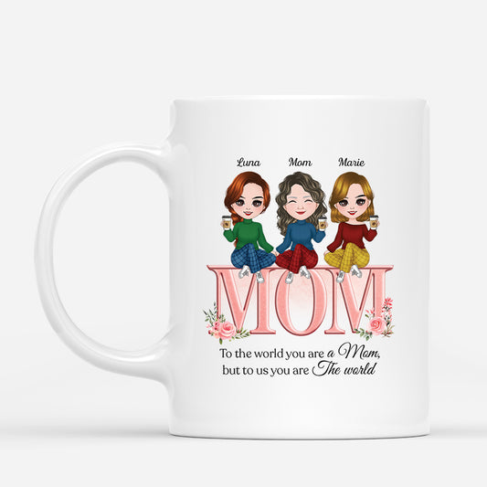 4347MUS1 personalized mom mug to the world you are a mother 4347M84MA