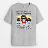 4349AUS2 personalized dad shirts dear dad great job were awesome 4349AKH0B