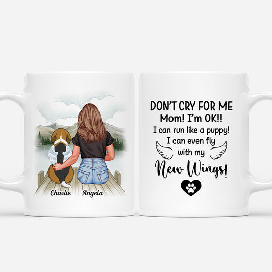 4362MUS1 custom dog mug loss of dog memorial gifts_ for dog owners 4362M34TC