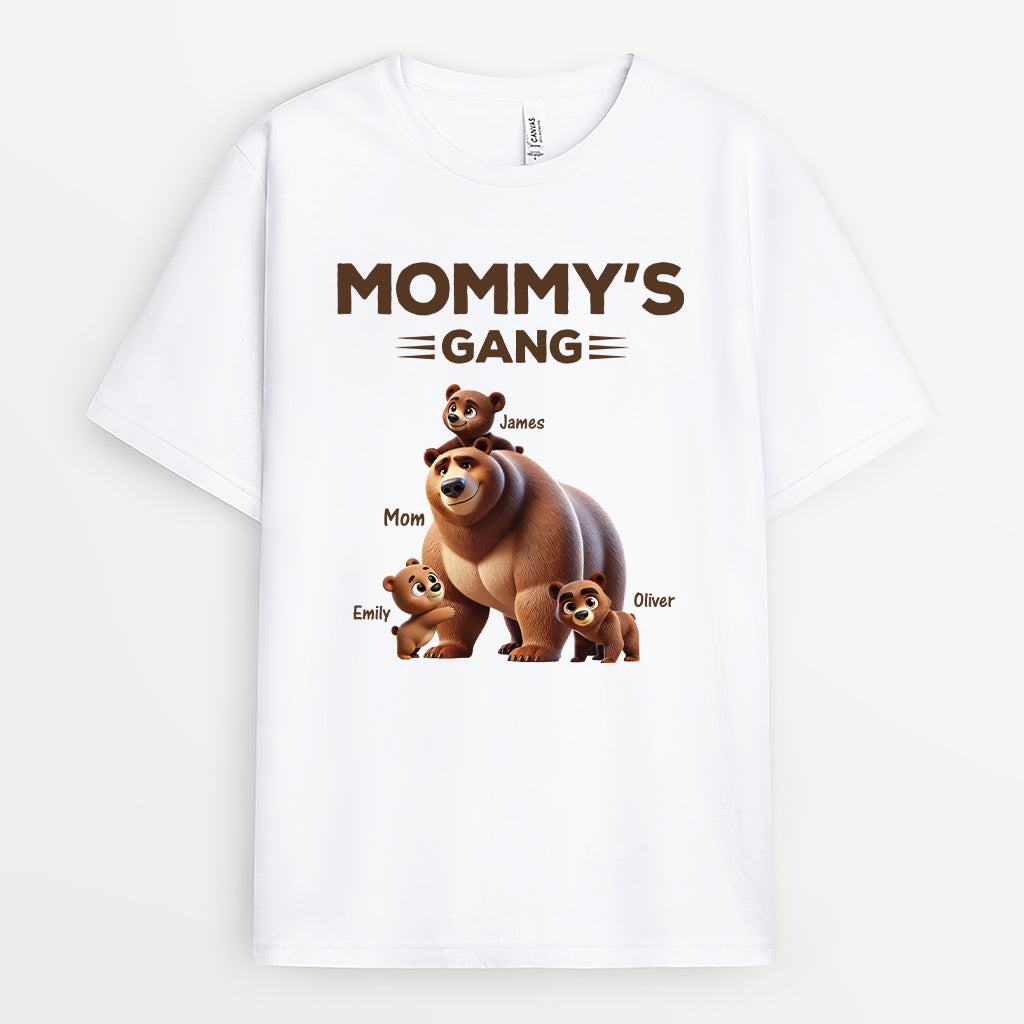 4364AUS1 personalized gifts for mother _ mama bear shirt with names 4364A5M3A