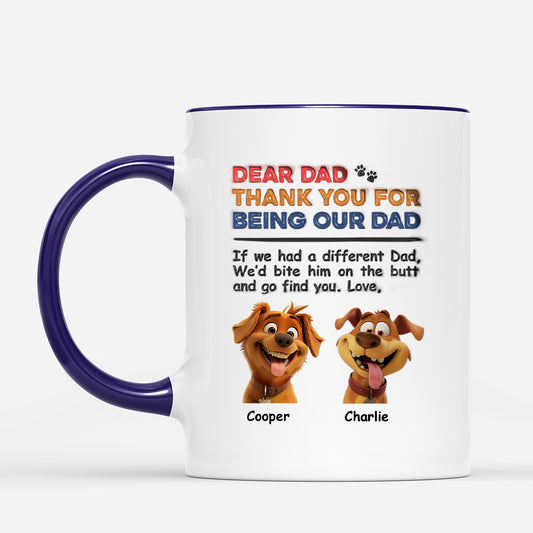 4367MUS2 personalized dog gifts for owners dear dog mom dog dad mug 4367M
