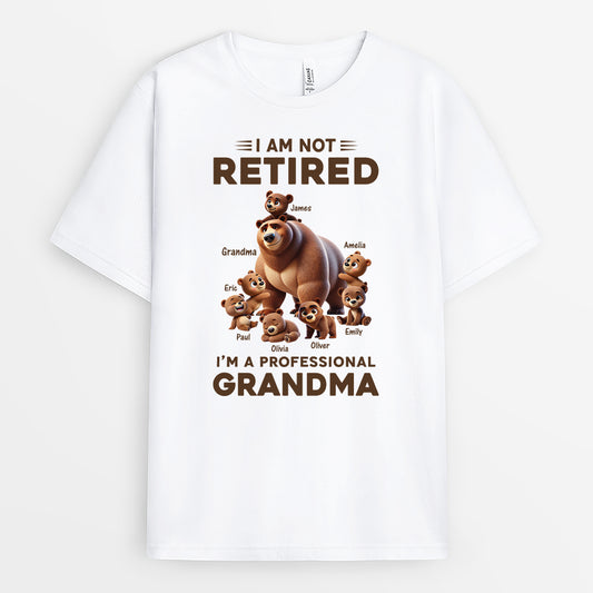 4369AUS1 custom retirement gifts for grandma grandma bear shirt 4369A5M3A