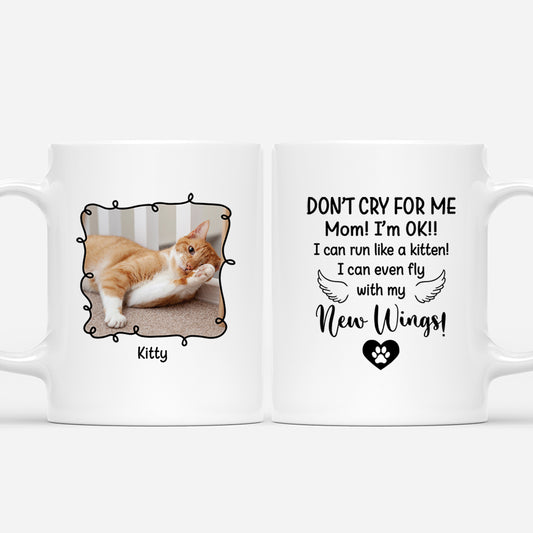 4375MUS1 personalized cat memorial gifts coffee mugs with cat photo 4375M3U5D