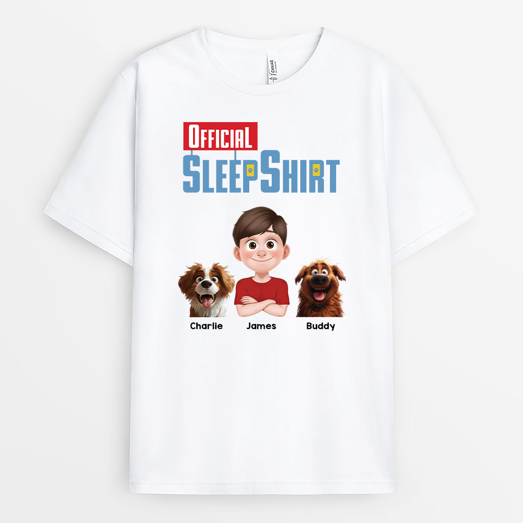 4379AUS1 personalized sleep shirts unique gifts for dog owners 4379AKK0C