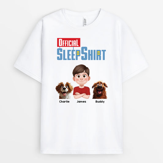 4379AUS1 personalized sleep shirts unique gifts for dog owners 4379AKK0C