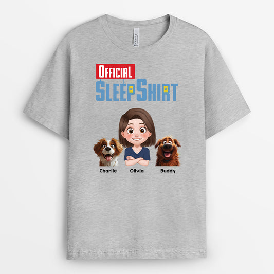 4379AUS2 personalized sleep shirts unique gifts for dog owners 4379AKK0C