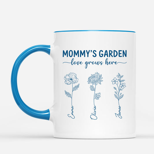 4380MUS2 personalized gifts for grandmother grandmas garden mug_ 4380MK68A