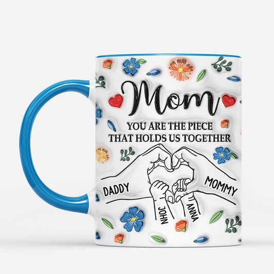 4399MUS2 3d printing effect custom mom gifts piece that holds us together mug 4399M3Q5A