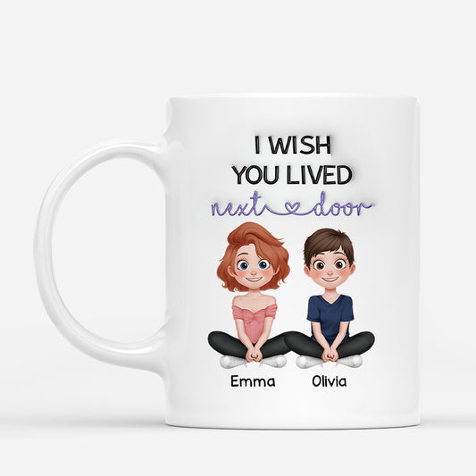 4400MUS1 customized best friend gifts i wish you lived next door mug 4400M3Q0F_92285e5e fb21 4238 9c3b 67bff4e0a89b