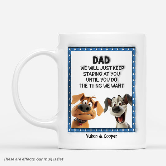 4410MUS1 custom dog mug funny gifts for dog owners from the dog 4410M8M5C