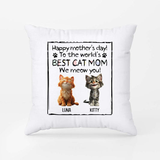 4419PUS2 personalized cat pillow fathers day gifts for cat dads 4419PKM5D