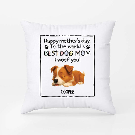 4419PUS2 personalized dog pillow fathers day gifts for dog dads 4419PKM5C