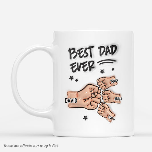 4422MUS1 3d printing effect personalized gift for dad best dad ever mug 4422M6L5B_d95e990d 5202 49d5 9ffc 6e8e7d6cd381