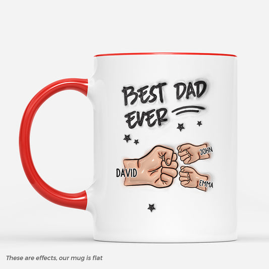 4422MUS2 3d printing effect personalized gift for dad best dad ever mug 4422M6L5B_04c45e4e 7fad 438c 9de6 ea832c6cd8a0