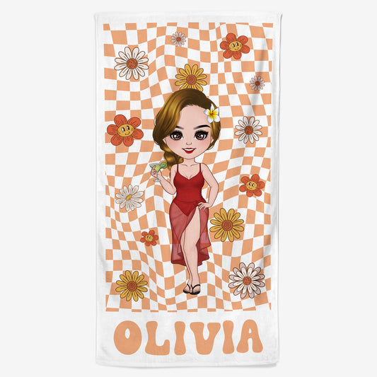 4431BUS1 customized beach towels summer holiday gifts for her 4431B6QNA