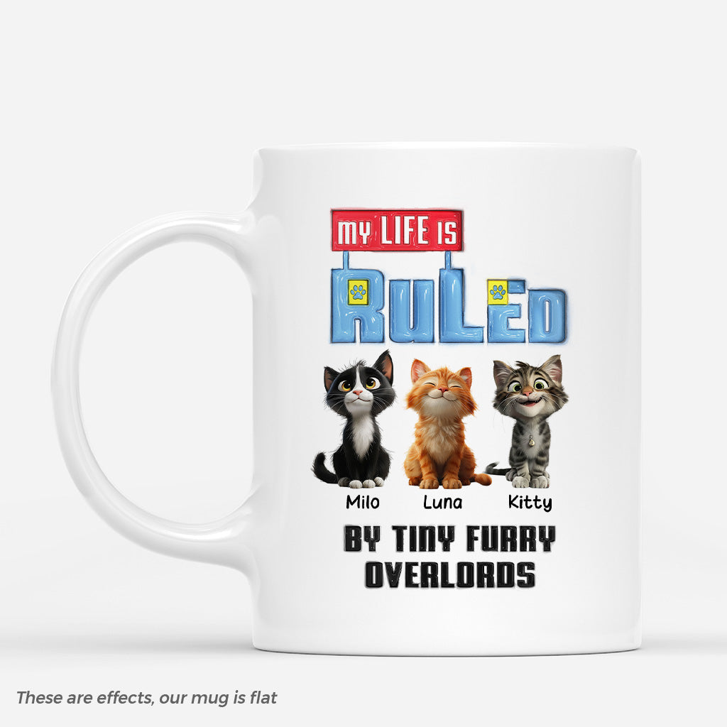 4435MUS1 3d printing effect cute cat mug personalized cat lover gifts 4435MKYTD
