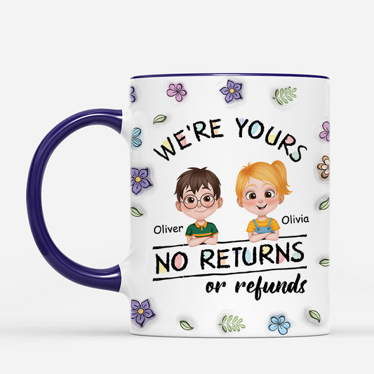 4449MUS2 3d printing effect personalized gifts for parents funny mugs for mom and dad 4449MKT0A