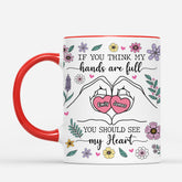 4453MUS2 custom mothers day gifts if you think my hands are full mug 4453M5G5A
