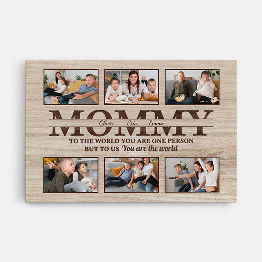 4457CUS1 custom photo collage canvas prints sentimental gifts for mom 4457CKT5A