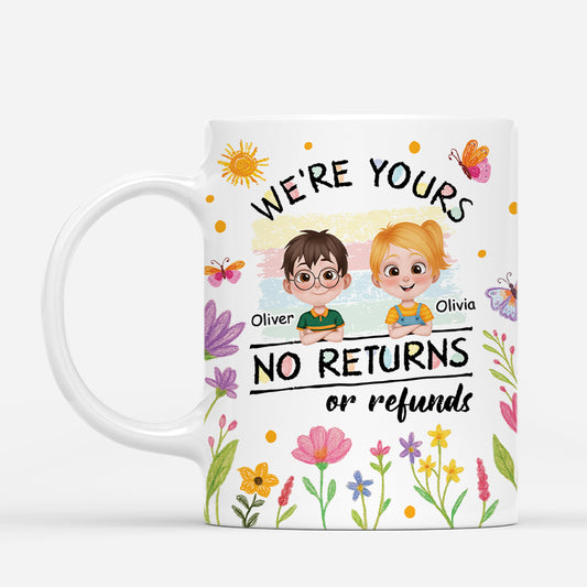 4460MUS1 custom mom gifts mom coffee mug were yours no returns 4460M5T5A