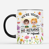 4460MUS2 custom mom gifts mom coffee mug were yours no returns 4460M5T5A