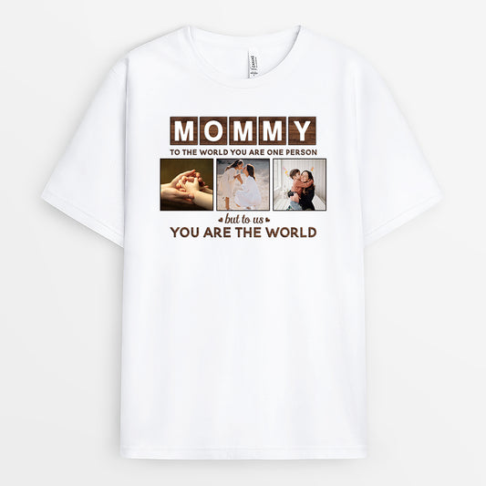 4472AUS2 personalized dad gifts daddy to the world photo t shirt 4472A5L5B