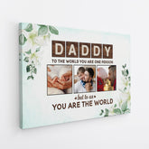 4472CUK2 custom gifts for mom to the world you are a mother_ canvas 4472C5L5A