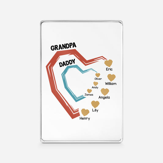 4492RUS1 personalized rectangle acrylic plaque unique grandpa gifts 4492RTMAB