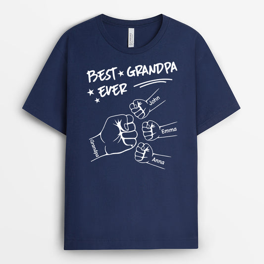 4493AUS3 personalized gifts for fathers day cool best dad ever shirt 4493A3Q5B