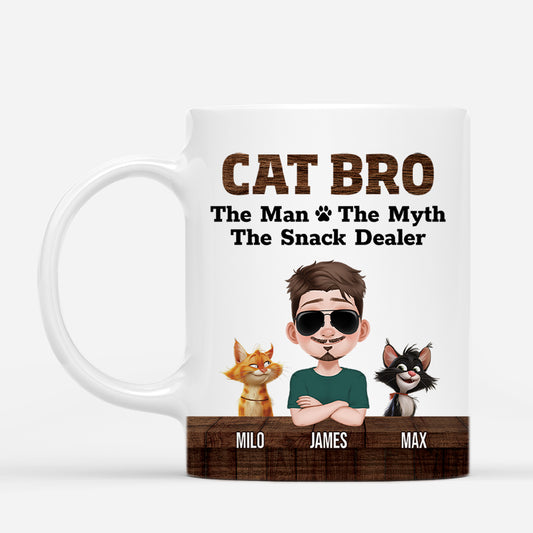 4501MUS1 personlized cat dad mug funny cat gifts for humans 4501M5K0D