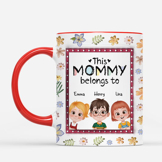 4512MUS2 personalized fathers day gift this dad belongs to mug 4512M6T0A