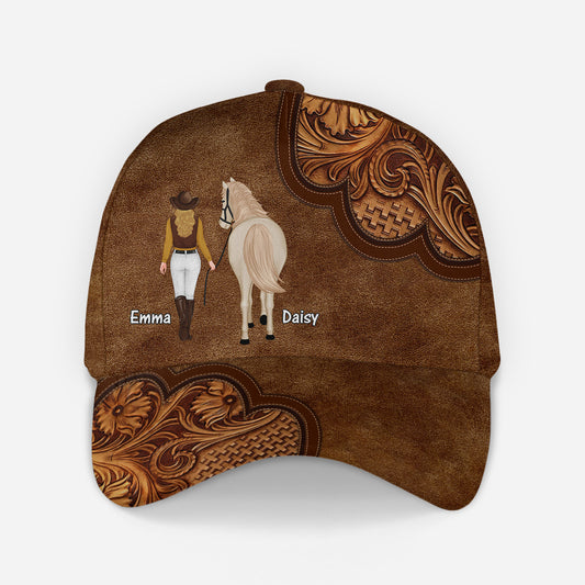 4525JUS1 personalized horse lover cap 4525J