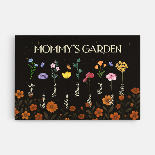 4530CUS1 personalized gifts for mother mommys garden wall art 4530C3QNA
