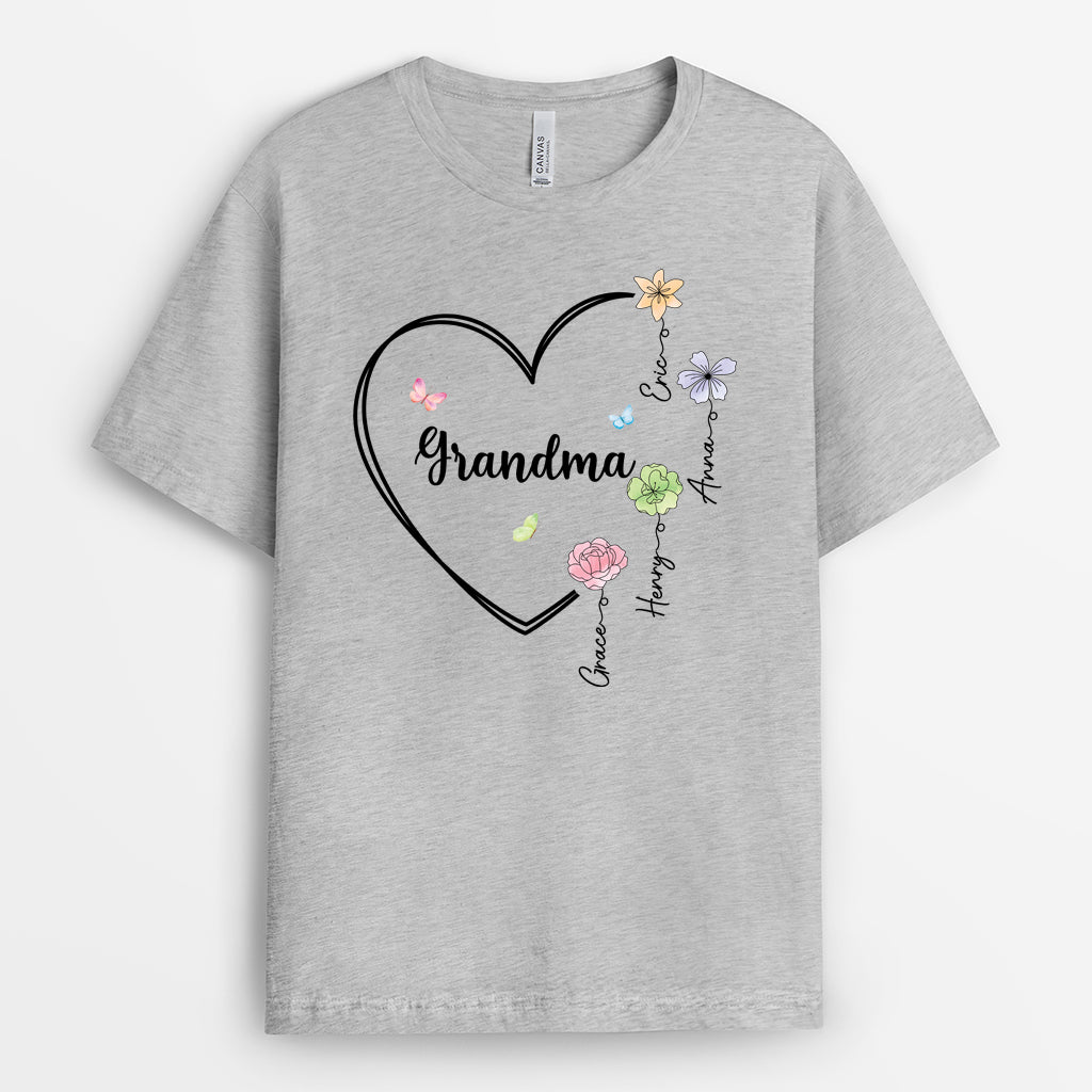 4540AUS2 custom mothers day gifts for grandma first mom now grandma shirt 4540A5DAA