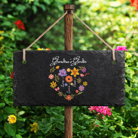 4541AUS2 personalized slate garden signs grandmamoms garden gifts 4541aeslta_0c2b4ebd 4875 4620 a60d 88cbc39f3b75