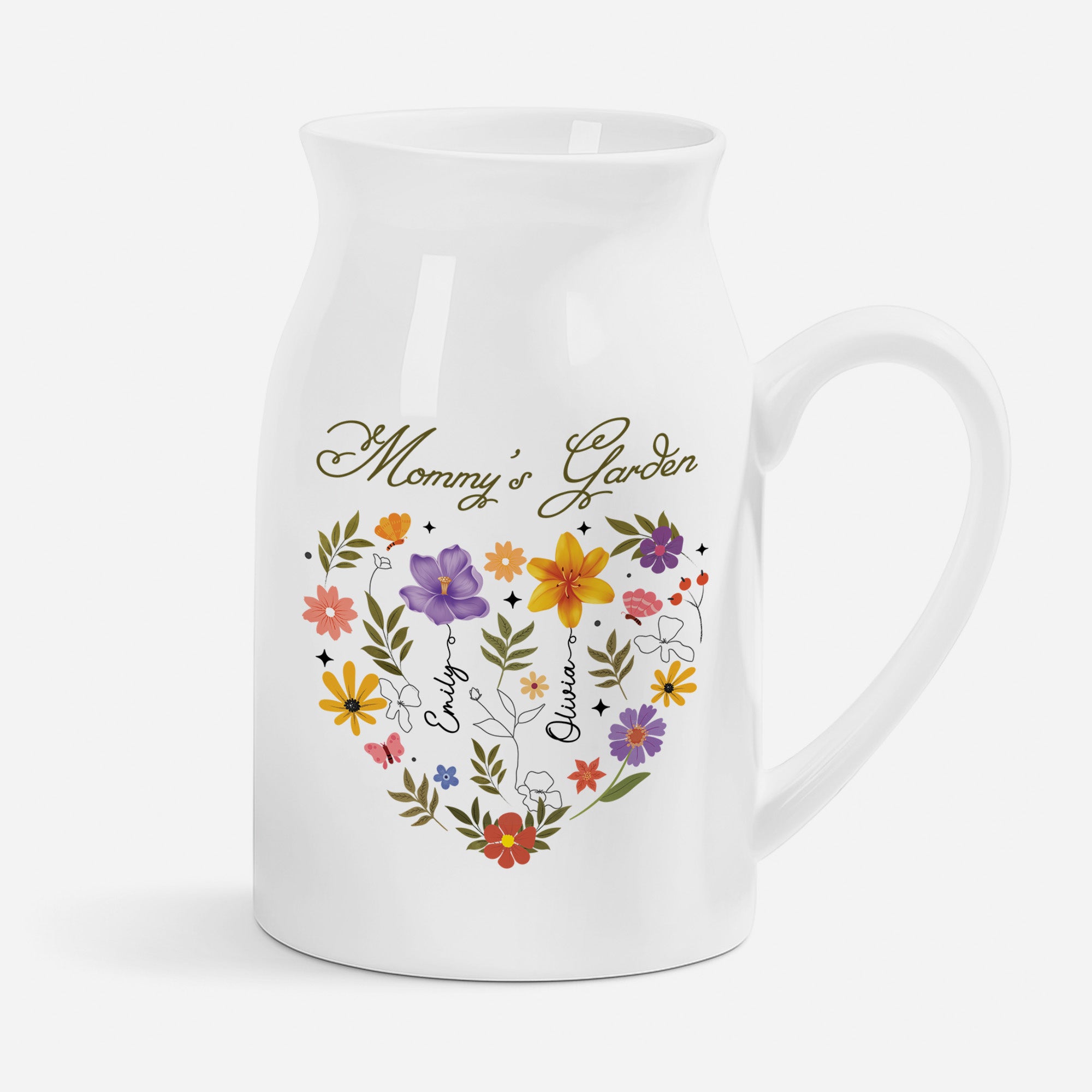 4541OUS1 personalized flower vase for mothers day_ momgrandmas garden gifts 4541oslta