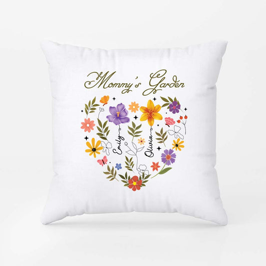 4541PUS1 mommys garden pillow personalized gifts for momgrandma 4541pslta