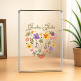 4541RUS2 mommys garden rectangle acrylic plaque custom gifts for momgrandma 4541rslta