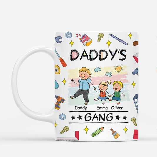 4566MUS1 personalized fathers day gifts for dad daddys gang mug 4566M3M0B