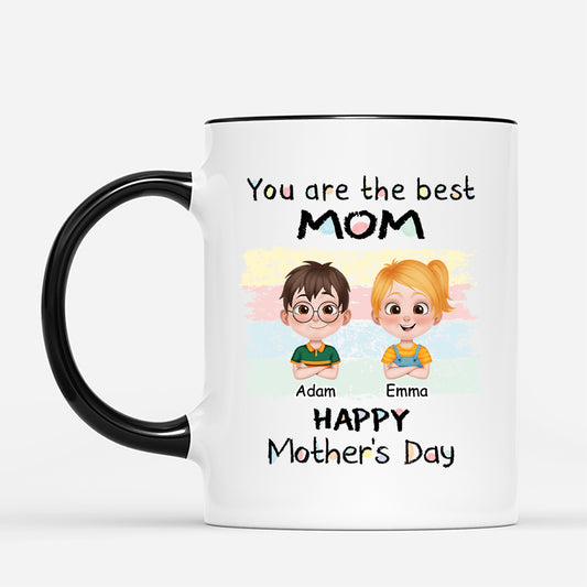4586MUS2 personalized dad mug you are the best dad happy fathers day 4586M5T0B