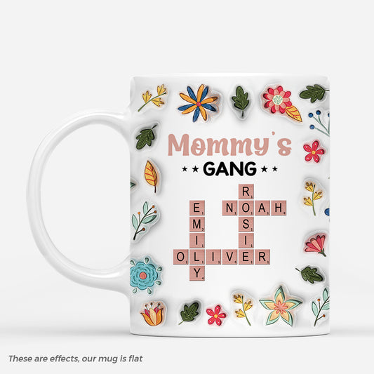 4591MUS1 3d printing effect custom mom gifts crossword mugs for mom 4591M5T5A