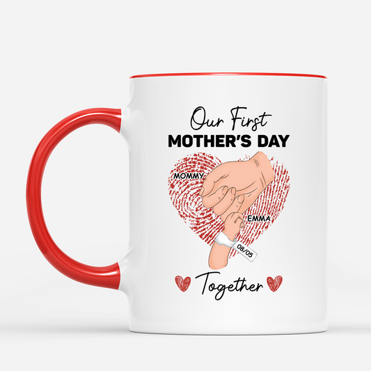 4594MUS2 custom first fathers day mug fathers day gifts for first time dads_ 4594MTH3B