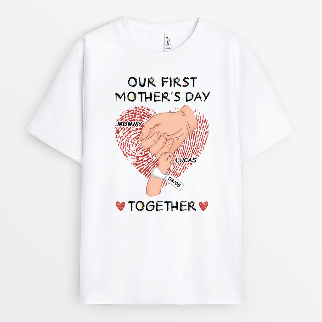 4595AUS1 personalized mom shirts mothers day gifts for first time 4595ATH3A
