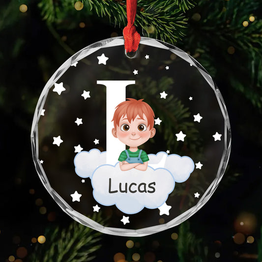 4606OUS1 personalized glass ornaments cute christmas gifts for kids 4606OKV0K