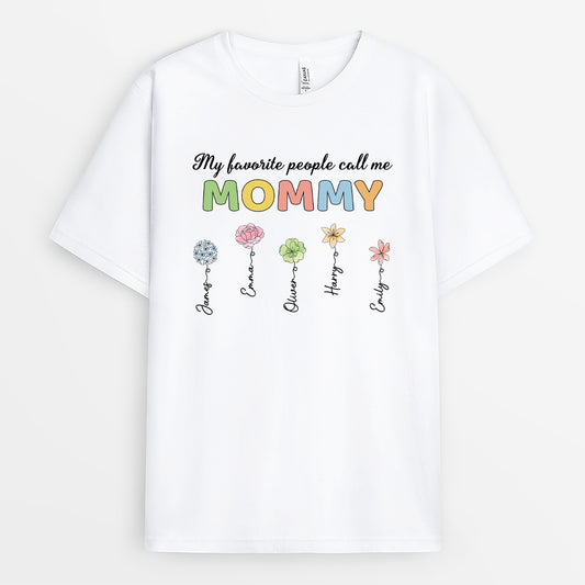 4619AUS1 personalized shirts for mom my favorite people call me mom 4619AKK0A