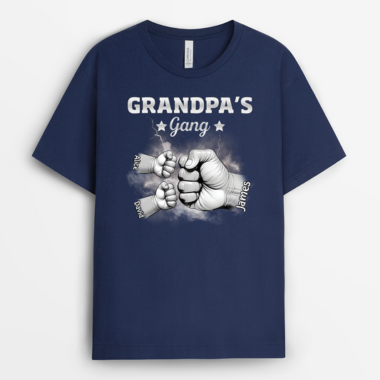 4625AUS2 Personalized Dad Shirts Cool Gifts for Dad Daddy Gang 4625AKH5B