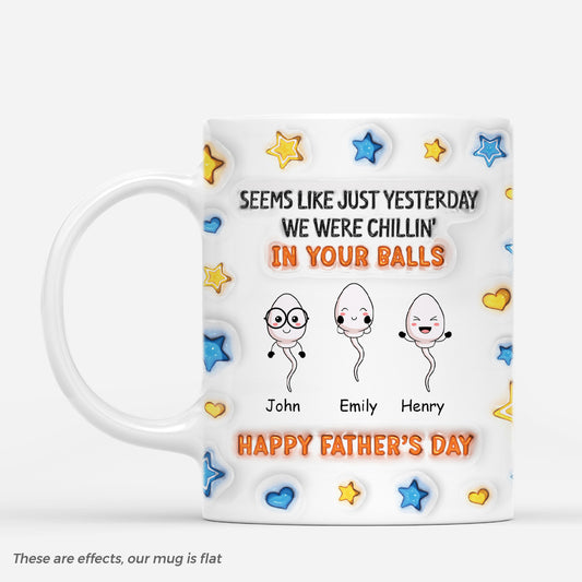 4627MUS1 3d printing effect custom happy fathers day mug funny fathers day gift 4627M8YAB