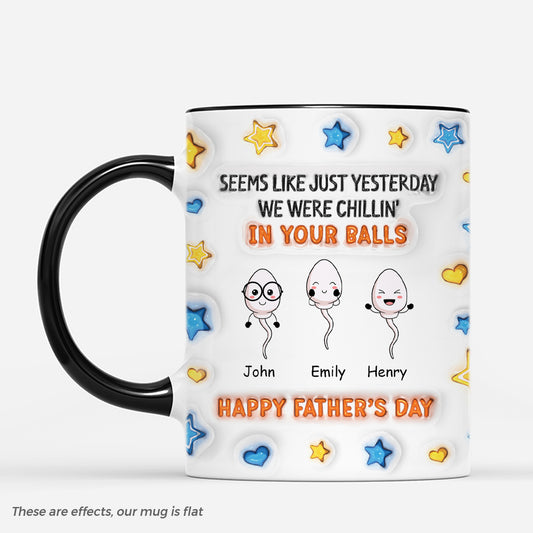 4627MUS2 3d printing effect custom happy fathers day mug funny fathers day gift 4627M8YAB