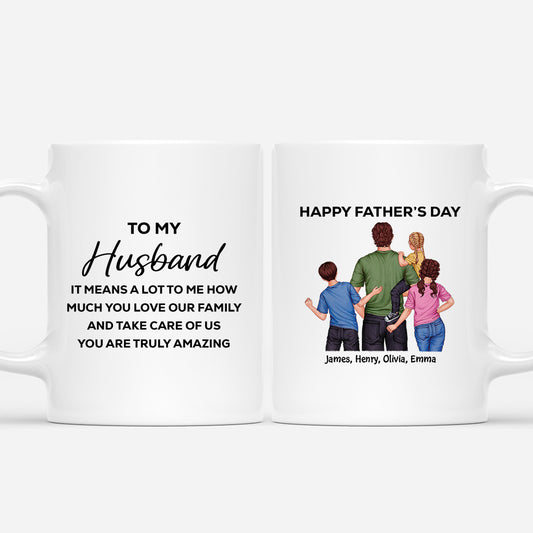4631MUS1 custom fathers day gifts for husband happy fathers day mug 4631MTLMB