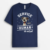 4639AUK2 personalised service human do not pet_ dog shirt 4639A8IMC